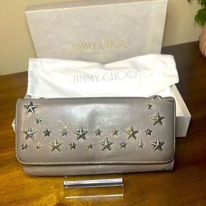 JIMMY CHOO STAR STUDDED WALLET